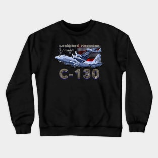 Lockheed C-130 Hercules Us Air Force Military Aircraft Crewneck Sweatshirt